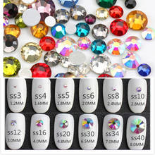 36/144p ss10-ss34 várias cores hotfix não flatback strass cristal diy para o prego arte deco cola no vestuário de vestir casamento 2024 - compre barato