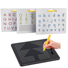 Magnético tablet ímã almofada desenho placa de aço grânulo caneta caneta pop grânulo aprendizagem brinquedos educativos para crianças presente 2024 - compre barato