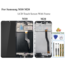 Pantalla LCD táctil para móvil, herramientas de montaje de Marco digitalizador para Samsung Galaxy M10, M105, SM-M105, M105F, DS, M20, M205, SM-M205, M205F/DS 2024 - compra barato