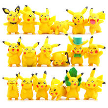 Pokemon 18 conjunto pikachu rowlet treecko bonecas figuras de ação anime pikachu brinquedos mini pikachu figura presentes brinquedos presentes natal 2024 - compre barato