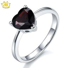 Hutang anel de prata 925 para mulheres, anel feminino de prata refinada com pedra preciosa natural, joia elegante para noivado 2024 - compre barato