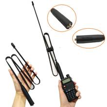 Antena de walkie-talkie táctica CS plegable sma-hembra para Baofeng, UV-5R, UV-82, VHF, UHF, 144/430Mhz, BF-888S de Radio Ham, UV-5RA 2024 - compra barato