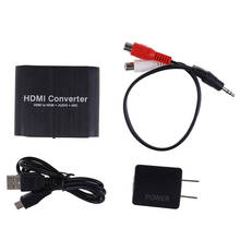 Extractor de Audio Compatible con HDMI 2,0, 5,1 ARC HDMI, divisor de Audio, Extractor de Audio óptico TOSLINK SPDIF 2024 - compra barato