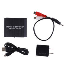 Extrator de áudio, compatível com hdmi 2.0, arc hdmi 5.1, divisor de áudio para extrator de áudio ótico toslink spdif 2024 - compre barato