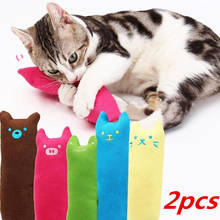 2 шт. Новая креативная Подушка с царапинами Crazy Cat Kicker Catnip игрушка Зубы шлифовальные игрушки 2024 - купить недорого