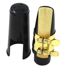 Alto Sax Saxophone Mouthpiece Plastic with Cap Metal Buckle Reed Mouthpiece Patches Pads Cushions 2024 - buy cheap