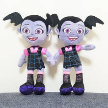 Muñeco de peluche de niña púrpura para niños, para regalo de cumpleaños y Navidad muñeco de peluche, bonito juguete 2024 - compra barato