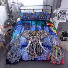 Elephant Bedding Set Luxury Double Queen King Boho Duvet Cover Single Twin Full Size Mandala Bed Clothes For Adult Young Home 2024 - buy cheap