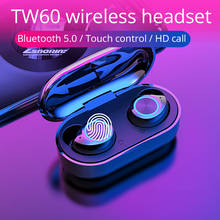 Auriculares inalámbricos TW60 tws, por Bluetooth 5,0, deportivos, binaurales, para xiaomi, huawei, samsung, iphone, redmi honor 2024 - compra barato
