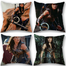 Xena Warrior Princess Pillowcase Cotton Linen Fabric Square Zippered Pillow Cover Office Decoration 45X45cm Eco-Friendly 1210 2024 - buy cheap