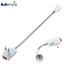 20cm 30cm EU / US Plug to E27 Lamp Bulbs Socket Holder Converters Flexible Extension Cord with On/Off Switch Fireproof Material 2024 - buy cheap