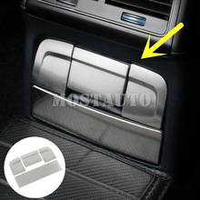 For Audi A4 S4 Inner Console Rear Cigarette Ashtray Frame Cover 2008-2015 4pcs Car Accessories Interior Car Decor Car Trim 2024 - buy cheap