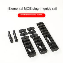 3PCS /SET Hunting Accessories Rail Scope Mount Rifle Airsoft Flashlight Rail Metal MOE Guide Rail 2024 - buy cheap