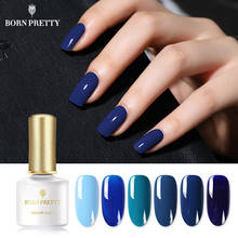 BORN PRETTY Nail Gel Polish 6ml Grey Blue Colors Soak Off UV LED Semi-permanent Gel Varnish Manicuring Nail Art Design 2024 - buy cheap
