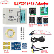 Новейший EZP2019 с 12 адаптерами USB SPI, обновление от высокоскоростного EZP 2019, поддержка системы Win7 WIN 8 2024 - купить недорого