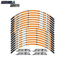 Motorcycle High Quality Outer Rim Wheel Decal Reflective Stickers For  ZXR750 ZXR 750 Stickers 4 colors 2024 - buy cheap