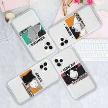 Voleibol menino haikyuu anime caso de telefone transparente macio para o iphone 5 5S 5c se 6s 7 8 11 12 plus mini x xs xr pro max 2024 - compre barato