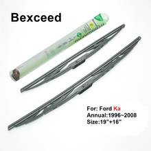 Traditional Wiper Blade for Ford Ka 19"+16" Bexceed of Car Windshield Windscreen 1996 1997 1998 1999 2000 2001 2002 2008 2024 - buy cheap