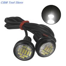 2Pcs Eagle Eye LED Daytime Running DRL Backup Light Driving Light 12V 15W ABS Material Car Reversing LampReversing Light 2024 - buy cheap