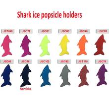 500Pcs/Lot Fast Shipping Wholesale Blanks Shark Tail Popsicle Holders Neoprene Popsicle Sleeves Ice Cooler Case Wholesale 2024 - buy cheap