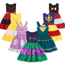 VOGUEON Hot Sale Little Girls Dress Mermaid Snow White Dresses Princess Clothing Belle Sofia Birthday Party Fancy Costume Kids 2024 - buy cheap