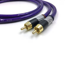 Cable de conexión de audio Hifi Van den Hul MC-SILVER IT 65 RCA, cable de extensión de enchufe RCA chapado en oro, cable de señal de gama alta 2024 - compra barato