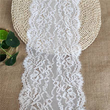 17cm wide white eyelash stretch lace fabric DIY craft sewing accessories clothing accessories stretch lace trim 2024 - buy cheap