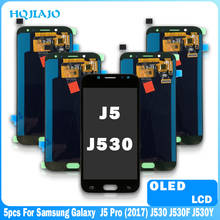 5 шт. OLED 5,0 для Samsung Galaxy J5 Pro (2017) J530 J530F J530Y сенсорный экран дигитайзер ЖК-дисплей для Samsung J5 Pro J530 2024 - купить недорого