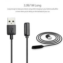 Cable USB magnético de carga más rápida para ASUS ZenWatch 2, accesorios de pulsera de reloj inteligente, Cable adaptador de cargador USB, 3 pies 2024 - compra barato