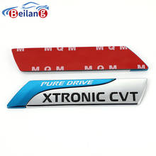 Металлический значок-эмблема Nismo XTRONIC CVT, наклейка для Nissan Qashqai X-Trail Juke Teana Tiida Sunny Note Almera 2024 - купить недорого
