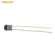 Feeldo-suporte para lâmpada led t10 194, adaptador de base para lâmpada de carro, arreio realy com fio de soquete de luz automática, 2 peças 2024 - compre barato