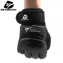 New Style WT Taekwondo SINOBUDO Hand Protector Gloves Guard Karate Kick boxing Palm Protector Guard Gear Adult Kids Training 2024 - buy cheap