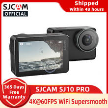 SJCAM SJ10 Pro Action Camera 4K 60FPS WiFi Supersmooth GYRO Stabilization Ambarella H22 Chip 10m Body Waterproof Sprots DV 2024 - купить недорого
