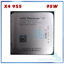 AMD Phenom II X4 955 X4-955 3,2 ГГц 95 Вт Quad-Core настольных Процессор HDX955WFK4DGM разъем AM3 938pin 2024 - купить недорого
