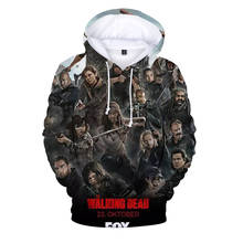 Sudadera con capucha de The Walking Dead para hombre y mujer, suéter informal con estampado 3d de hiphop, ropa de otoño e invierno 2024 - compra barato