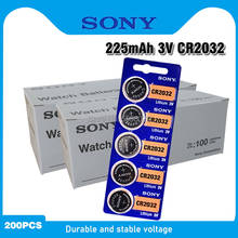 Batería de litio Original para reloj, calculadora de Control remoto, pilas de botón, 200pc, para sony CR2032 3V 2024 - compra barato