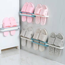 Hot Sale Wall-Mounted Sticky Hanging Shoe Hook Shelf Rack Shoes Holder Storage Hot Plastic towel Shelf Stand Shoe Rack Organizer 2024 - buy cheap