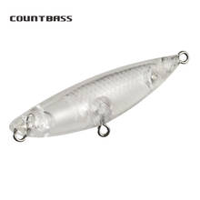 10pcs Countbass Blank Hard Lure 43mm 1.5g, Topwater, Popper, Unpainted Fishing Bait,  Wobblers 2024 - купить недорого