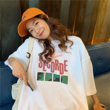 Korean Harajuku hip hop letter gothic kawaii Short sleeve dropshipping vintage clothing punk vegan print women tshirt ropa mujer 2024 - buy cheap