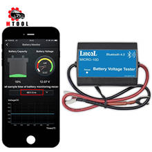 Car Voltage Battery Tester Voltage Detector Micro10D Show Voltage Directly Digital Voltmeter Motor Tester for Car 2024 - buy cheap