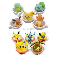 Cute 5Pcs Pika Eev Flareon Vaporeon Jolteon 3CM Action Figure PVC Cup Retail 2024 - buy cheap