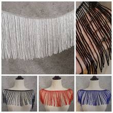 Handmade Fringe 16CM Beaded Lace Trim Tassel Accessories DIY Evening Dress Clothing Wedding Decorative CR2335 2024 - buy cheap