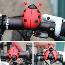 Timbre de aleación de aluminio para manillar de bicicleta, campanilla de seguridad con sonido fuerte, para ciclismo de Ladybug, respetuoso con el medio ambiente 2024 - compra barato