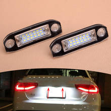 2Pcs Car LED License Plate Number Light 30753839 30634190 Fit for Volvo C30 C70 S40 S60 V60 XC60 V70 XC70 S80 2011 2012 2013 2024 - buy cheap