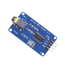 Módulo de reproductor de música MP3 YX5300 UART, Control de serie TTL, compatible con MP3/WAV, tarjeta Micro SD/SDHC para Arduino/AVR/ARM/PIC 3,2-5,2 V DC 2024 - compra barato