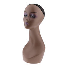 ABS голова манекена женский манекен бюст парик наушники подставка для париков дисплей делая стиль 2024 - купить недорого