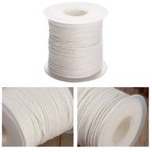 1 Roll 200 Feet 61M White Candle Wick Cotton Candle Woven Wick for Candle DIY And Candle Making 2024 - buy cheap