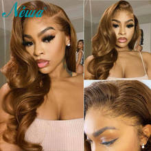 Body Wave Lace Front Human Hair Wigs 13x6 Brazilian HD Lace Frontal Wig Pre Plucked #6 Newa Remy Hair Lace Wigs For Black Women 2024 - buy cheap