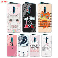 Capa de silicone eu love cat meow, capa de telefone oppo com zoom 10x f11 f9 f7 f5 a7 r9s r15 realme x2 2 c2 k3 k5 pro 2024 - compre barato