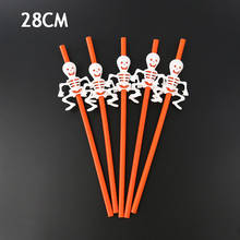 5Pcs Halloween Pumpkin Straw Ghost Straws Halloween Decoration Straws Halloween Party Supplies Halloween Decorations for Home-S 2024 - buy cheap